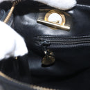 CHANEL Matelasse Chain Shoulder Bag Lamb Skin Black Gold CC Auth BA11274-21