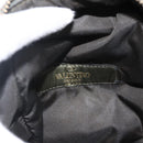 VALENTINO Backpack Nylon Khaki Champagne Gold Auth BA11275-18
