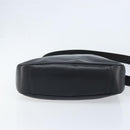 GUCCI Bamboo Shoulder Bag Leather 2way Black Gold 001 0166 1638 Auth BA11278-11