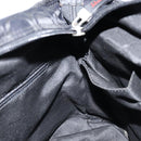 Salvatore Ferragamo Gancini Tote Bag Nylon Zwart Zilver Auth BA11280-18