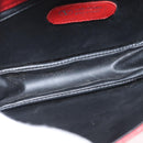 VALENTINO Shoulder Bag Leather Red Gold Auth BA11281-11
