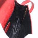 VALENTINO Shoulder Bag Leather Red Gold Auth BA11281-21