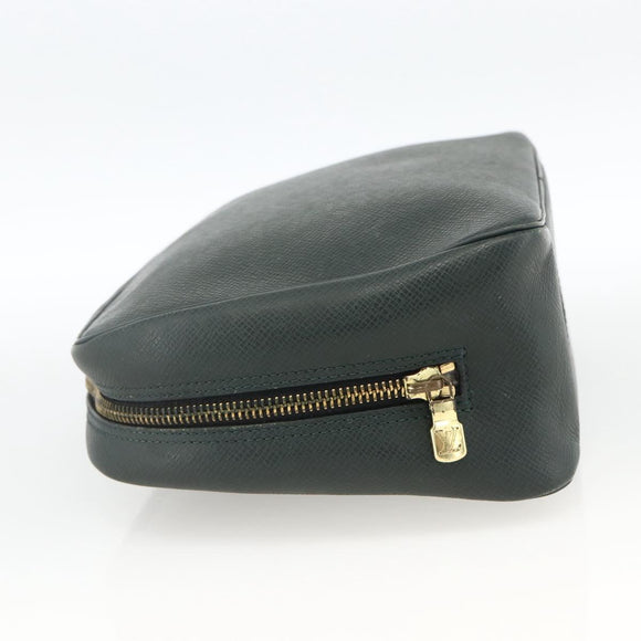 LOUIS VUITTON Taiga Trousse Toilette GM Clutch Bag Epicea M30214 LV Auth BA11283