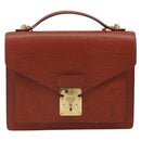 LOUIS VUITTON Epi Monceau 28 Handtasche Braun M52123 LV Auth BA11286-13