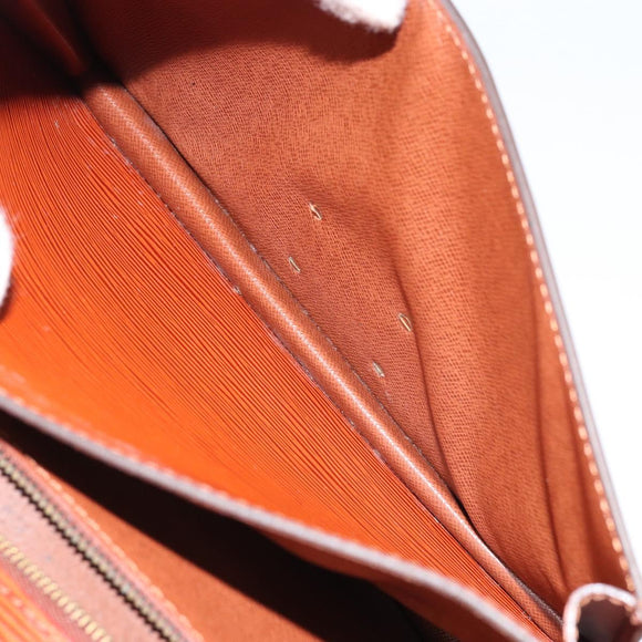 LOUIS VUITTON Epi Monceau 28 Handtasche Braun M52123 LV Auth BA11286