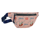 GUCCI GG Supreme Jetsons Collaboration Body Bag PVC Pink 502095 Auth BA11289V-1