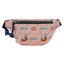GUCCI GG Supreme Jetsons Collaboration Body Bag PVC Pink 502095 Auth BA11289V-13