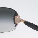 BVLGARI Sunglasses metal plastic Black 6061-B Auth BA11296-7