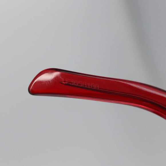 CELINE Sunglasses plastic Red Auth BA11298