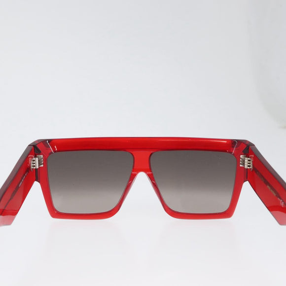 CELINE Sunglasses plastic Red Auth BA11298