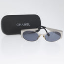 CHANEL Zonnebril metaal Zilver 06926 45002 CC Auth BA11300-12