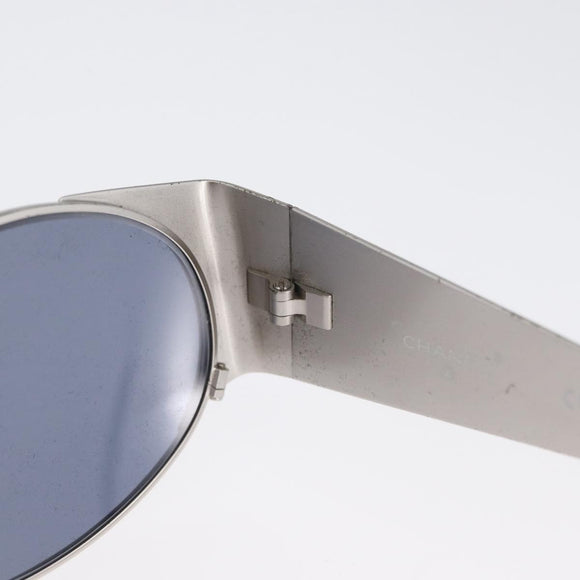 CHANEL Zonnebril metaal Zilver 06926 45002 CC Auth BA11300