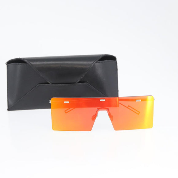 Christian Dior HARDIOR Sunglasses metal Orange Black Auth BA11301