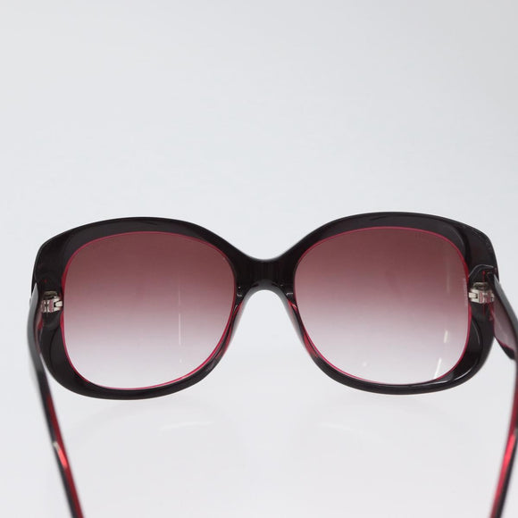CHANEL COCO Mark Sonnenbrille Kunststoff Rot 5183-A CC Auth BA11304