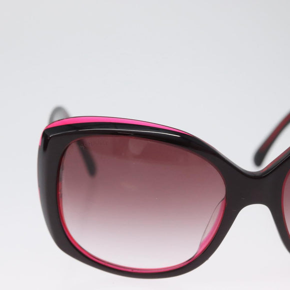 CHANEL COCO Mark Sonnenbrille Kunststoff Rot 5183-A CC Auth BA11304