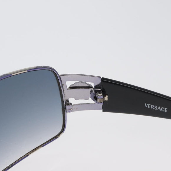 VERSACE Medusa Sunglasses plastic Black 2032-B Auth BA11306