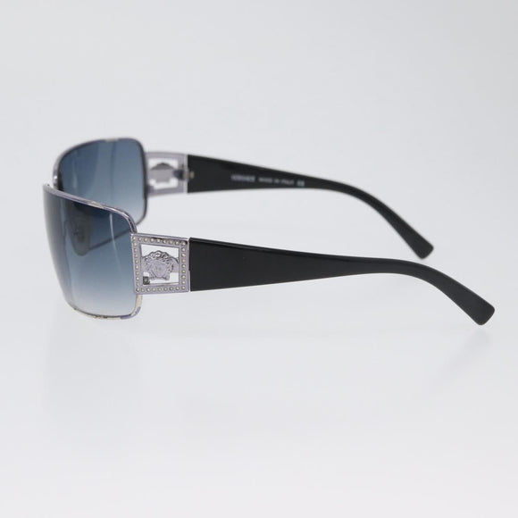 VERSACE Medusa Sunglasses plastic Black 2032-B Auth BA11306