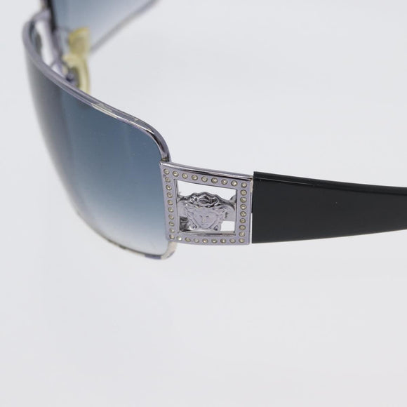 VERSACE Medusa Sunglasses plastic Black 2032-B Auth BA11306