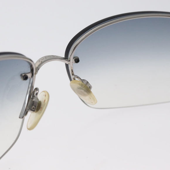 CHANEL COCO Mark Sunglasses plastic Gray 4117-B CC Auth BA11307