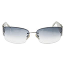 CHANEL COCO Mark Sunglasses plastic Gray 4117-B CC Auth BA11307-13