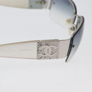 CHANEL COCO Mark Sunglasses plastic Gray 4117-B CC Auth BA11307-6