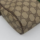 GUCCI GG Supreme Web Sherry Line Clutch Bag PVC Beige Red 56 01 012 Auth BA1131-16