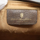 GUCCI GG Supreme Web Sherry Line Clutch Bag PVC Beige Red 56 01 012 Auth BA1131-9