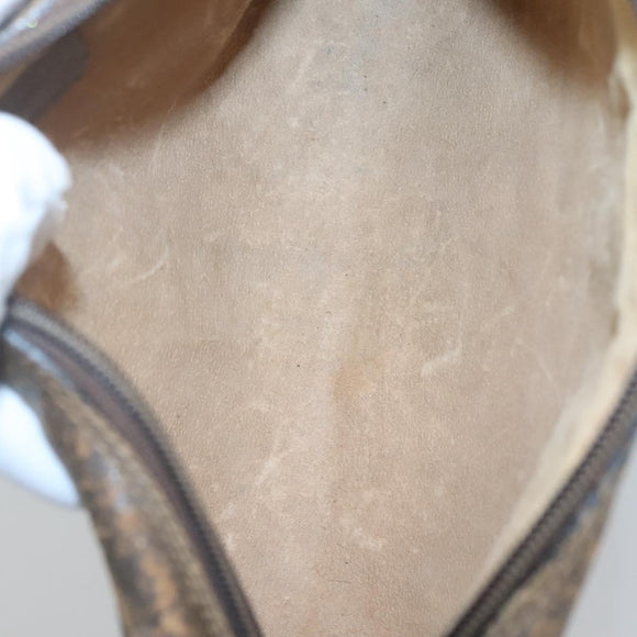 GUCCI GG Supreme Web Sherry Line Clutch Bag PVC Beige Red 56 01 012 Auth BA1131