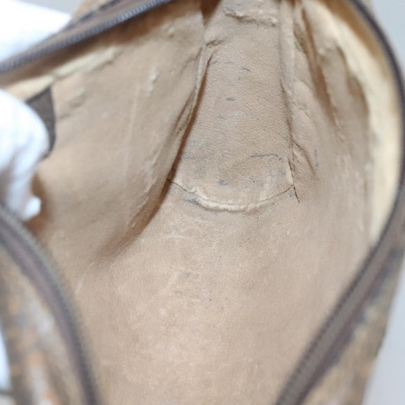 GUCCI GG Supreme Web Sherry Line Clutch Bag PVC Beige Red 56 01 012 Auth BA1131