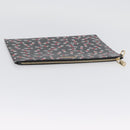 GIVENCHY Clutch Bag Leather Black Gold Auth BA11312-6