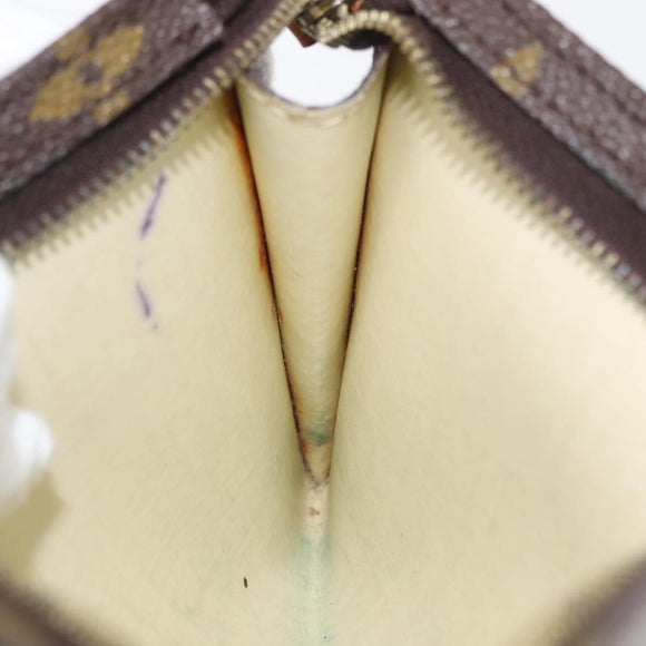 LOUIS VUITTON Monogram Bucket PM Accessoiretasche Vintage LV Auth BA11313