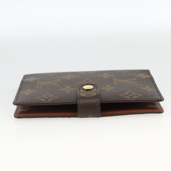 LOUIS VUITTON Monogram Agenda PM Dagplannerhoes R20005 LV Auth BA11318