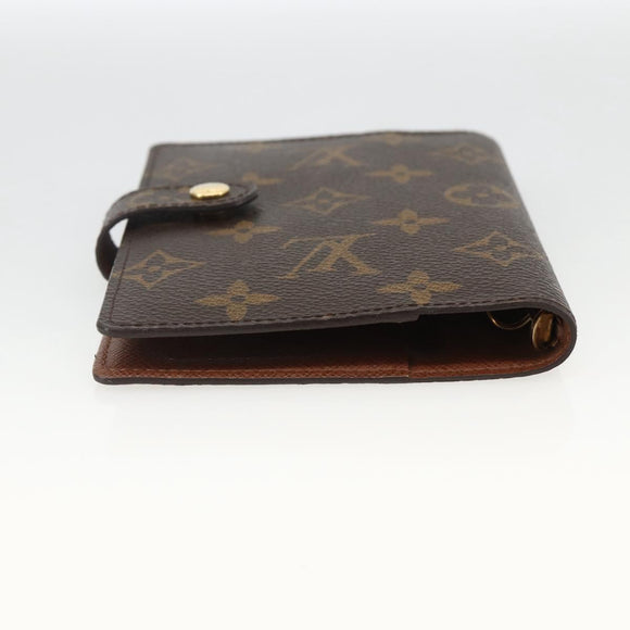 LOUIS VUITTON Monogram Agenda PM Dagplannerhoes R20005 LV Auth BA11318