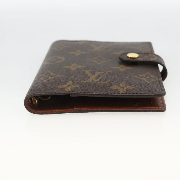 LOUIS VUITTON Monogram Agenda PM Dagplannerhoes R20005 LV Auth BA11318