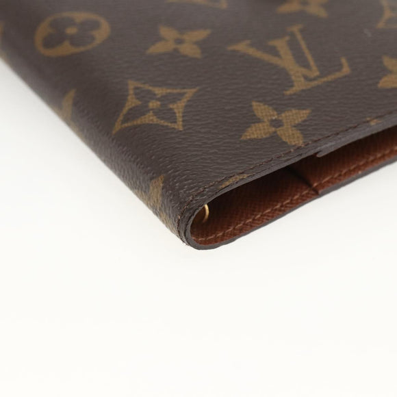 LOUIS VUITTON Monogram Agenda PM Dagplannerhoes R20005 LV Auth BA11318