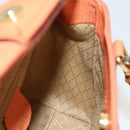 GUCCI Bamboo Handtasche Wildleder 2-Wege Orange Gold 000 123 0316 Auth BA1132-18