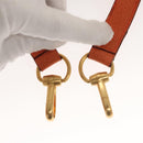 GUCCI Bamboo Handtasche Wildleder 2-Wege Orange Gold 000 123 0316 Auth BA1132-24
