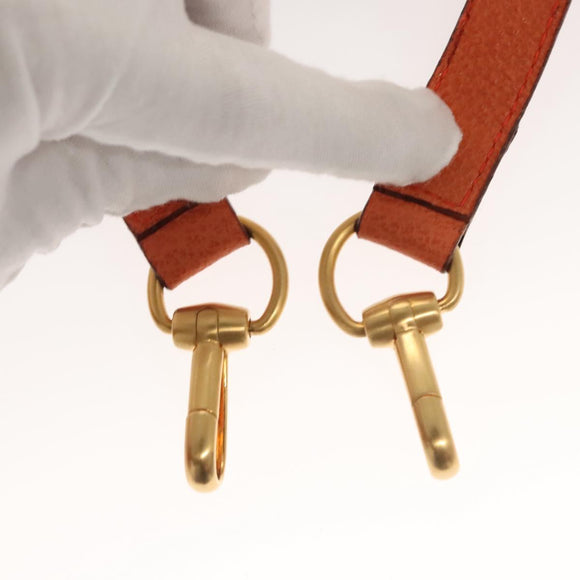 GUCCI Bamboo Handtasche Wildleder 2-Wege Orange Gold 000 123 0316 Auth BA1132