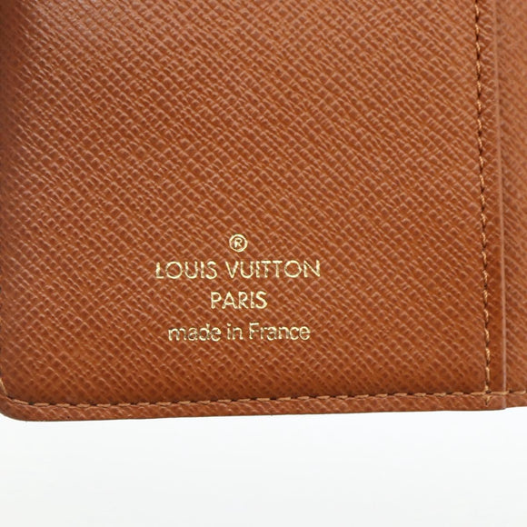 LOUIS VUITTON Monogram Trunk Label Agenda PM R21067 LV Auth BA11321