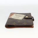 LOUIS VUITTON Monogram Trunk Label Agenda PM R21067 LV Auth BA11321-6