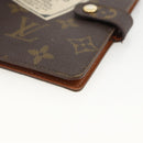 LOUIS VUITTON Monogram Trunk Label Agenda PM R21067 LV Auth BA11321-7