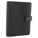 LOUIS VUITTON Epi Agenda MM Day Planner Cover Black R20042 LV Auth BA11324-1