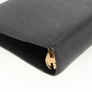 LOUIS VUITTON Epi Agenda MM Day Planner Cover Black R20042 LV Auth BA11324-15