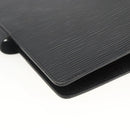 LOUIS VUITTON Epi Agenda MM Day Planner Cover Black R20042 LV Auth BA11324-16