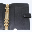 LOUIS VUITTON Epi Agenda MM Day Planner Cover Black R20042 LV Auth BA11324-19