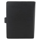 LOUIS VUITTON Epi Agenda MM Day Planner Cover Black R20042 LV Auth BA11324-2