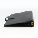 LOUIS VUITTON Epi Agenda MM Day Planner Cover Black R20042 LV Auth BA11324-5