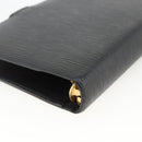 LOUIS VUITTON Epi Agenda MM Day Planner Cover Black R20042 LV Auth BA11325-15