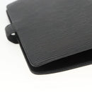 LOUIS VUITTON Epi Agenda MM Day Planner Cover Black R20042 LV Auth BA11325-16
