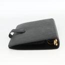 LOUIS VUITTON Epi Agenda MM Day Planner Cover Black R20042 LV Auth BA11325-5